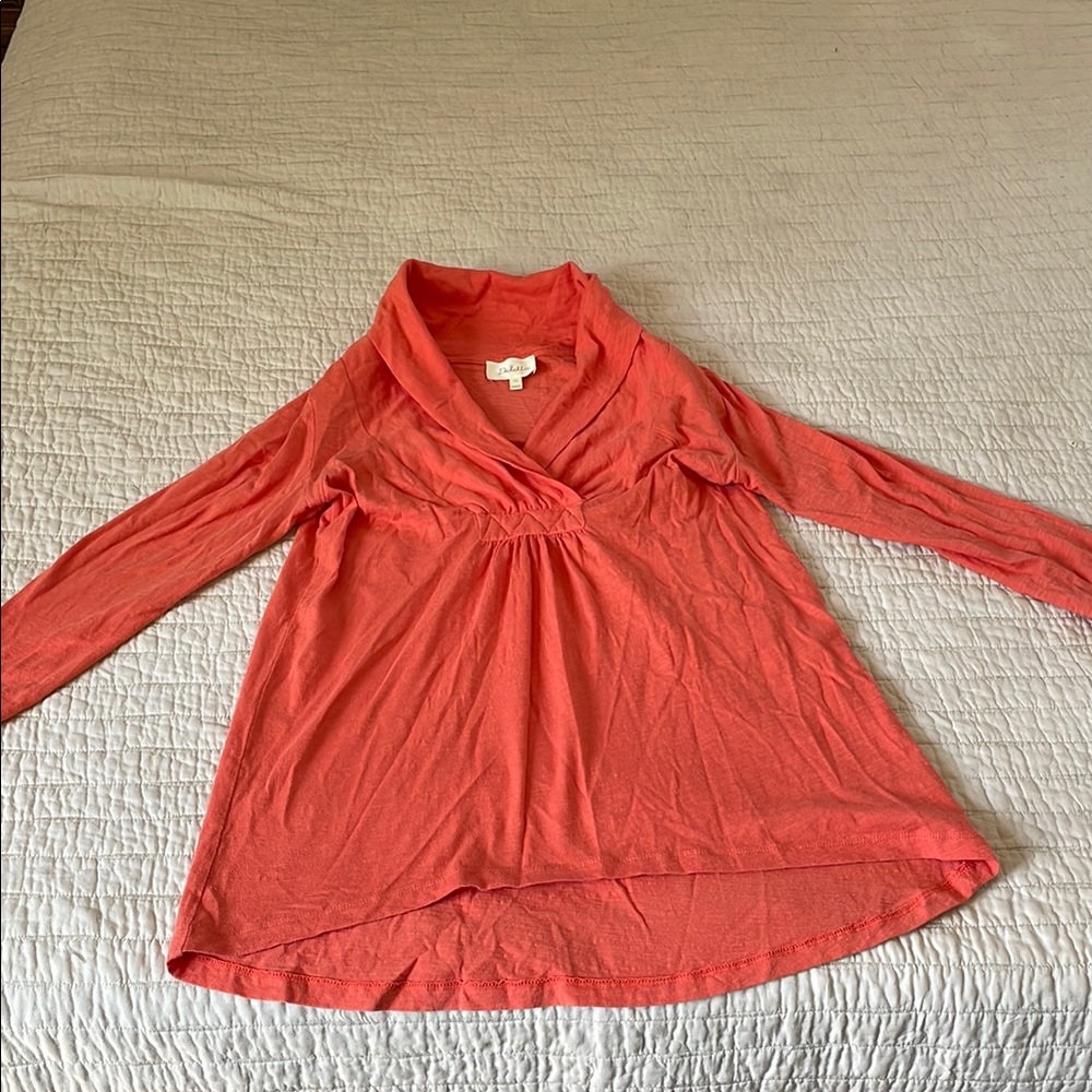 Women's Coral Long Sleeve Top